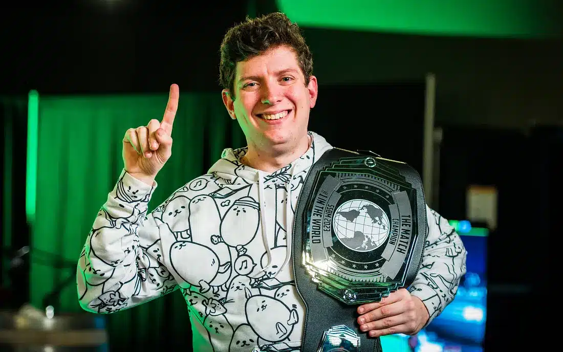 Cody Schwab nach einem Sieg