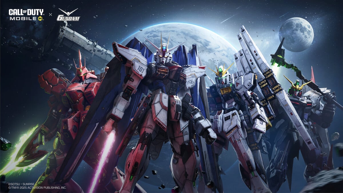 Call of Duty Mobile x Gundam Promomaterial