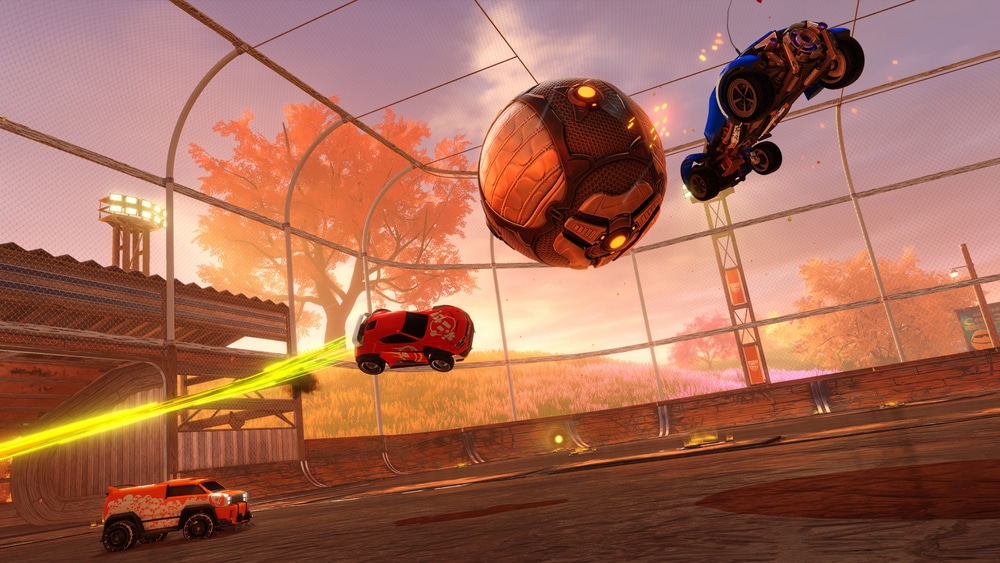 Ein Rocket League Match