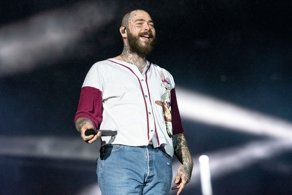 Post Malone bei einem Konzert