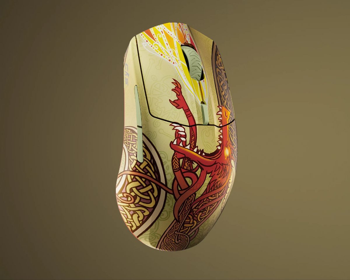 Die neue SteelSeries-Maus im Dragon Lore Design