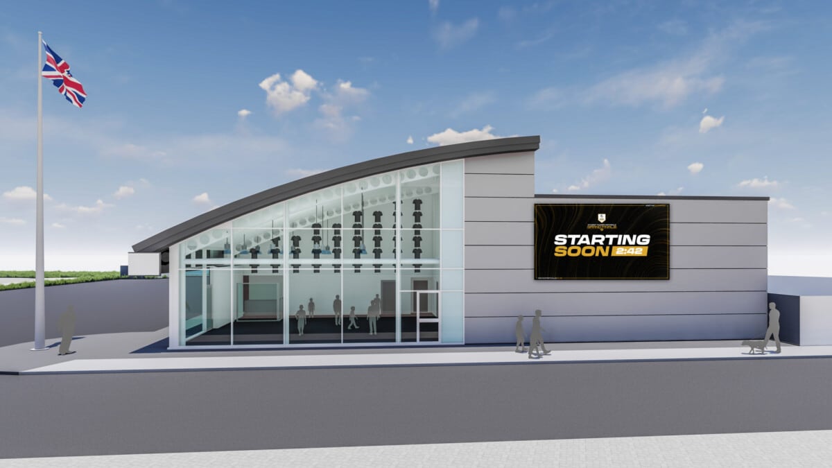 Ein Mockup der britischen National Gaming & Esports Arena