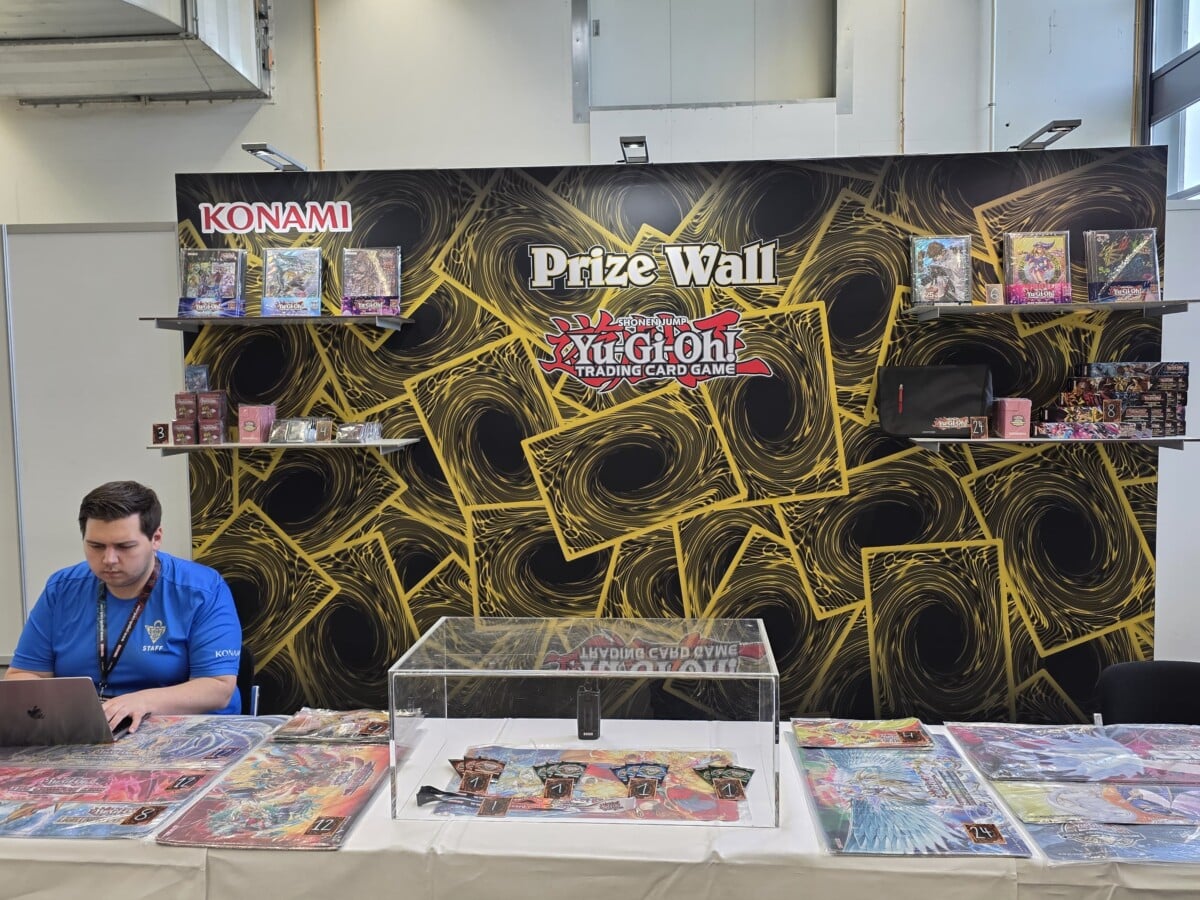 Die Prize Wall bei den Yu-Gi-Oh! Nationals Deutschland 2025