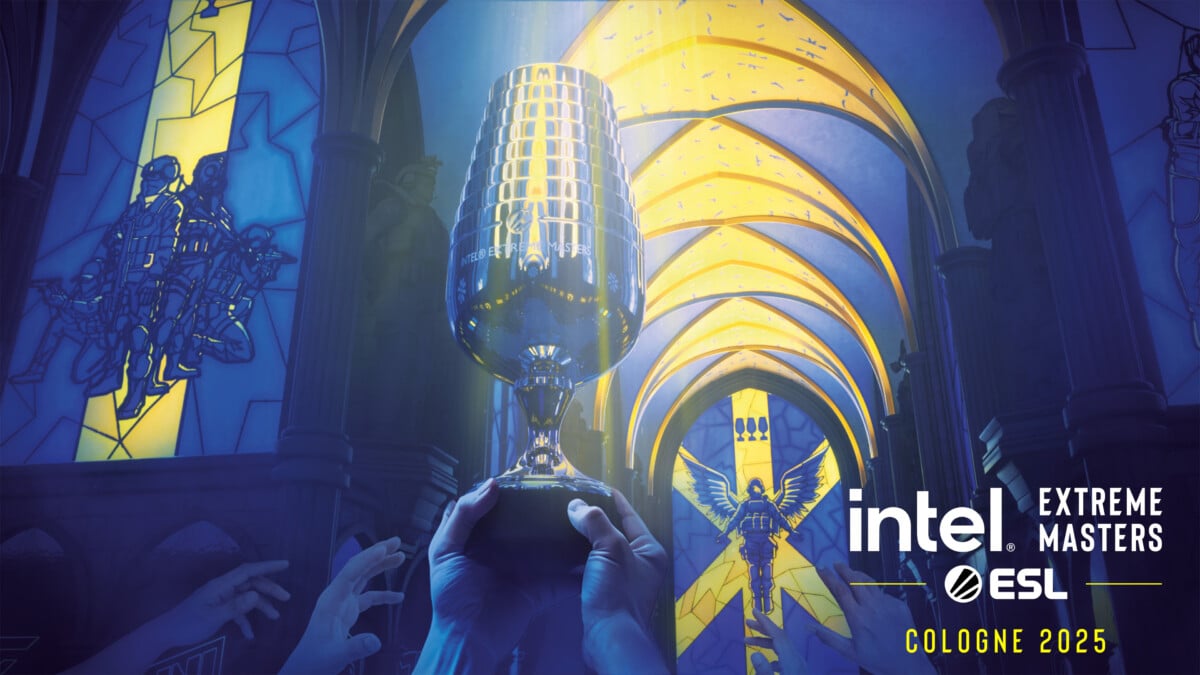Promobild der Intel Extreme Masters 2025 in Köln