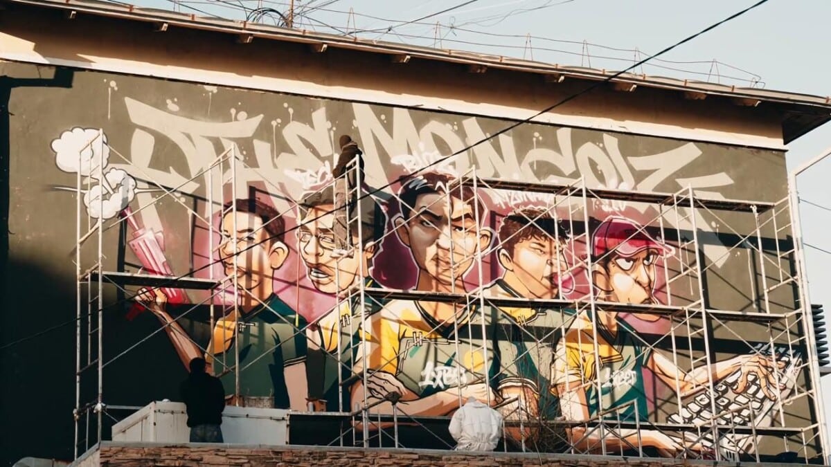 The MongolZ Graffiti in der Mongolei