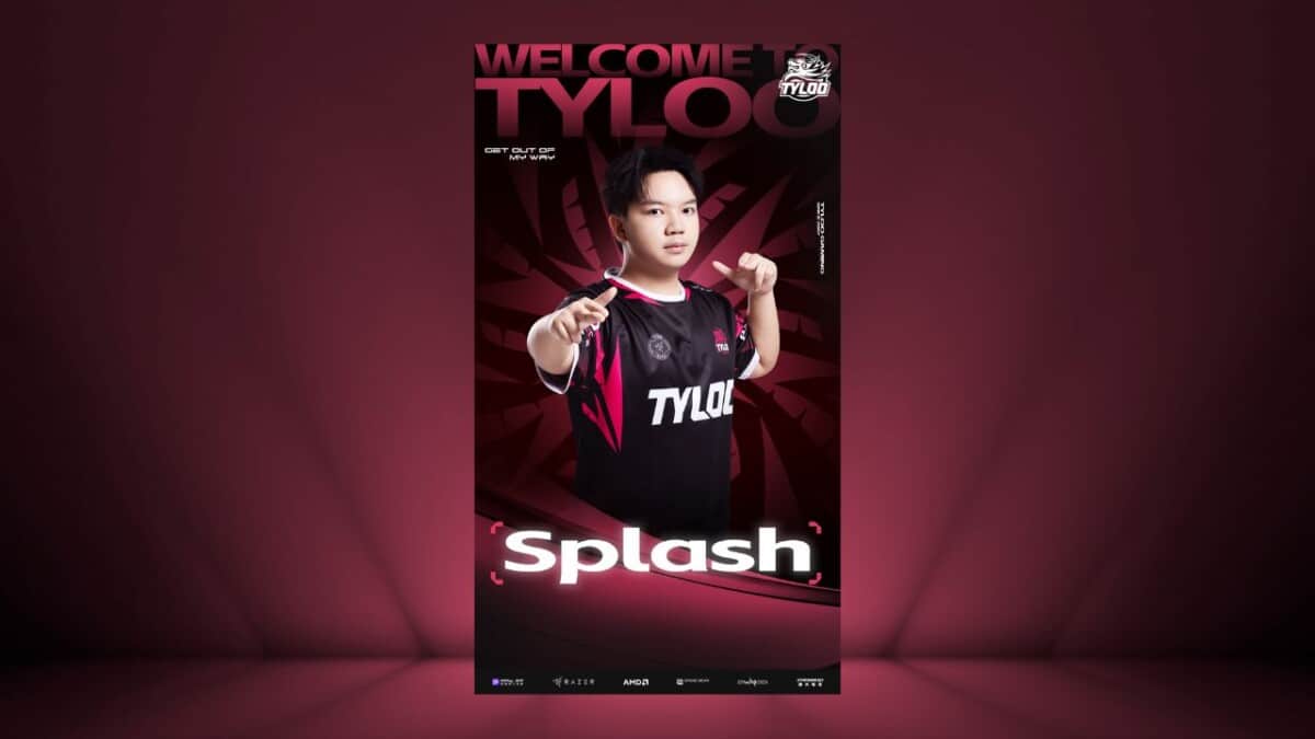 Splash ist TYLOO gejoined
