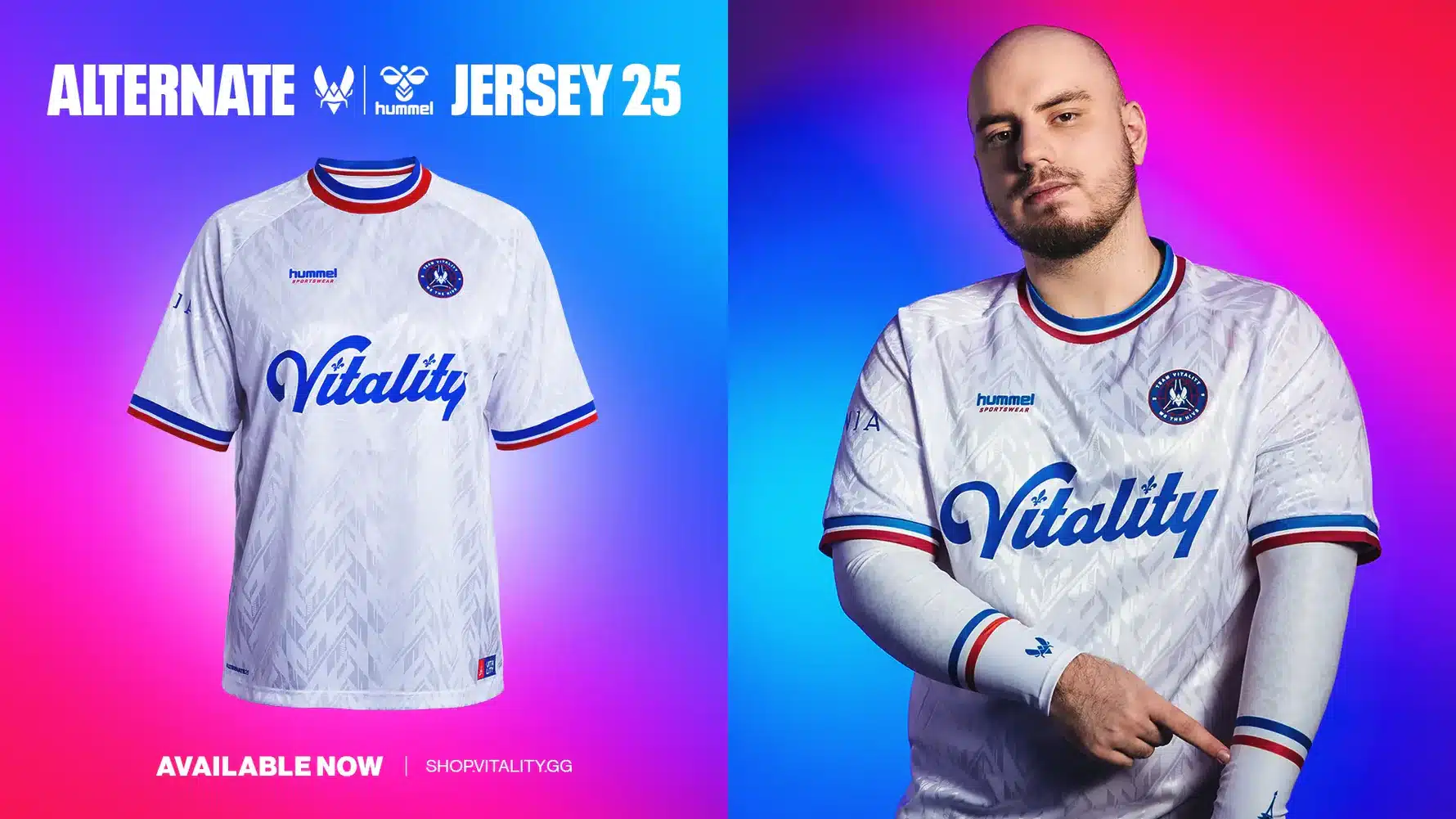 Das neue Hummel x Team Vitality Jersey