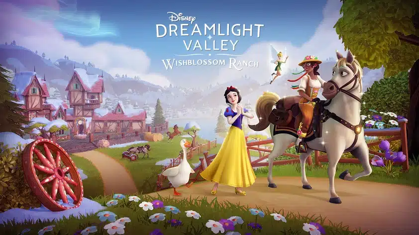 Disney Dreamlight Valley: Wishblossom Ranch Key Art