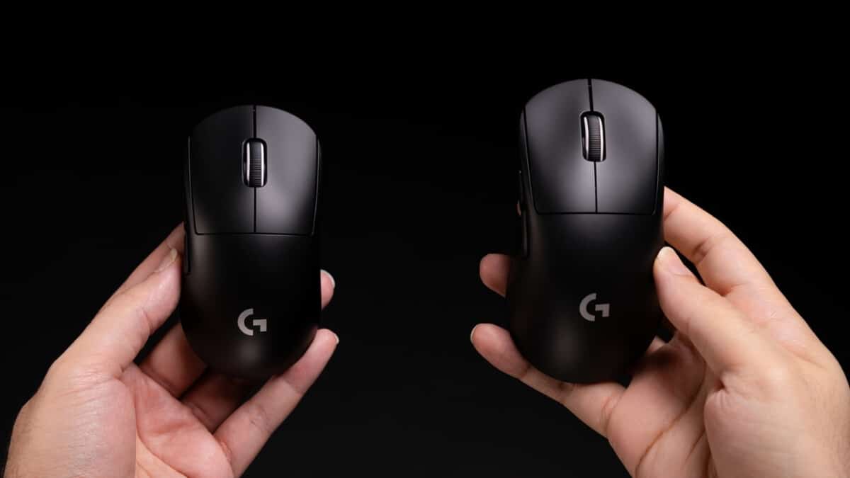 Die Logitech Pro X Superlight 2c im Vergleich mit der Pro X Superlight 2 Dex
