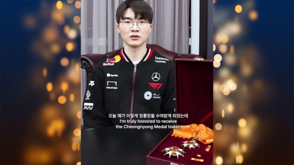 Faker erhält Südkoreas höchste Sportmedaille