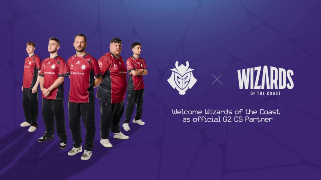 G2 Esports enthüllt neues CS2-Trikot in Partnerschaft mit Wizards of the Coast