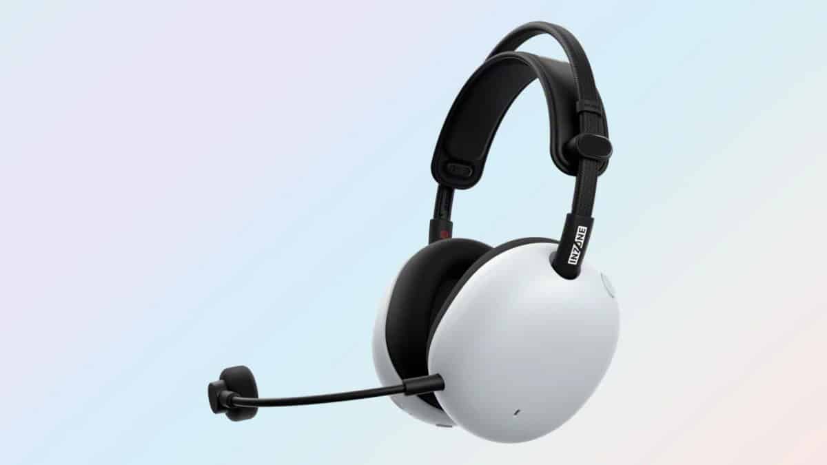 Weiß-schwarzes Sony INZONE H9 II kabelloses Gaming-Headset mit Mikrofon