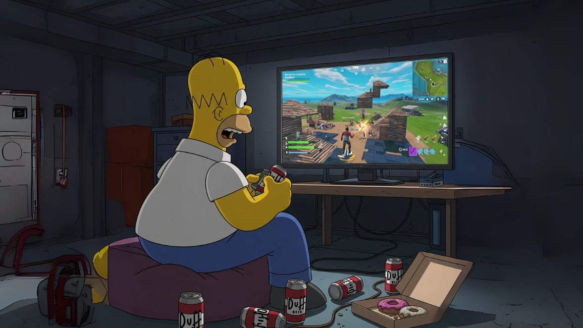 homer simpson en fortnite