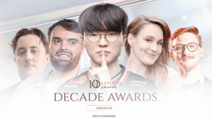 Los Esports Awards celebran la última decada de la industria: Faker, Riot Games y Sjokz entre los grandes ganadores