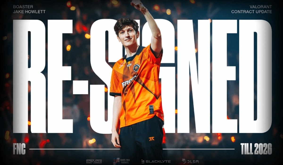 Boaster renueva con Fnatic Valorant