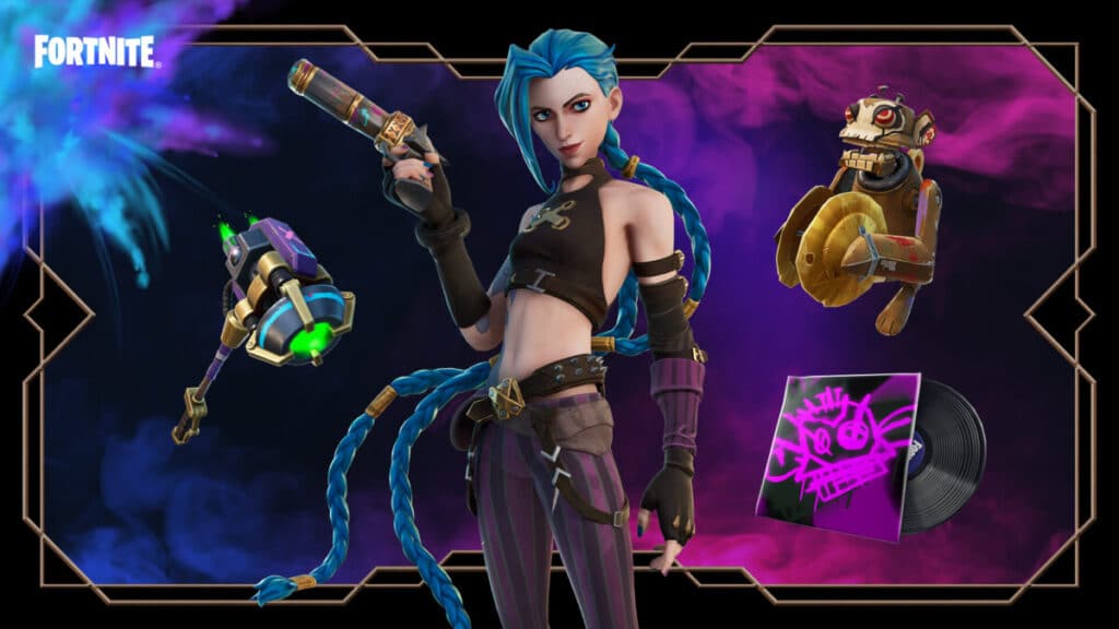 Fortnite trae de vuelta las icónicas skins de Arcane: Jinx y Vi regresan después de casi 4 años