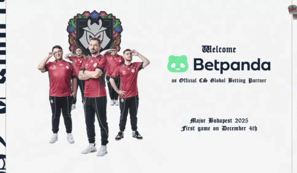G2 Esports anuncia a Betpanda como su socio oficial de apuestas para Counter-Strike 2