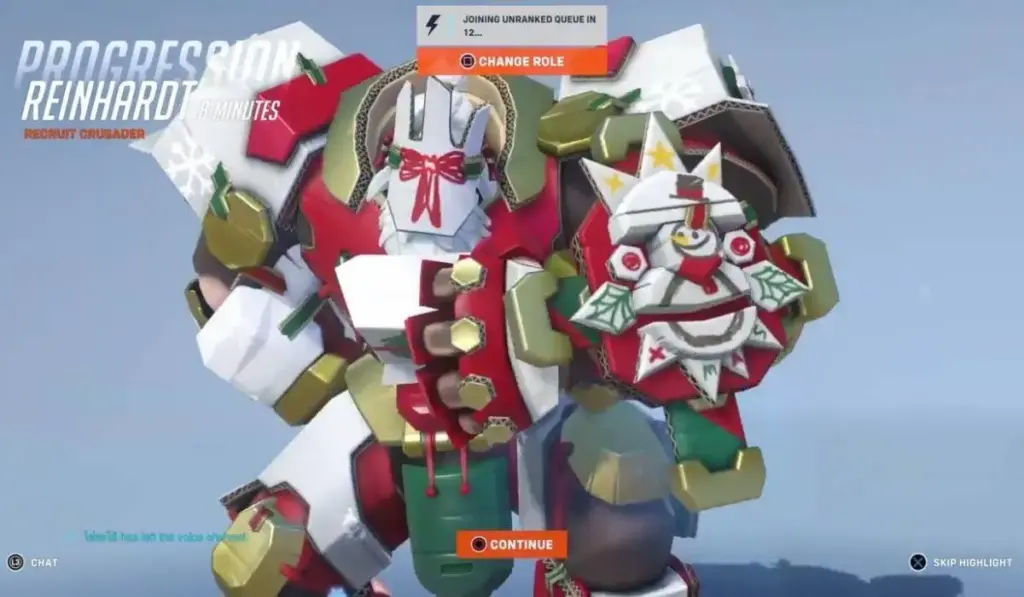 Wrapping Paper (Reinhardt) skin navidad
