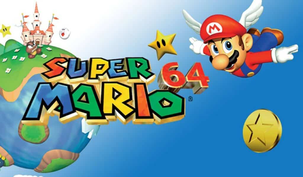 Super Mario 64 (1996) Portada