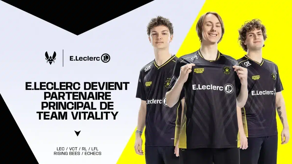 Acuerdo entre Team Vitality y E.Leclerc en esports francés