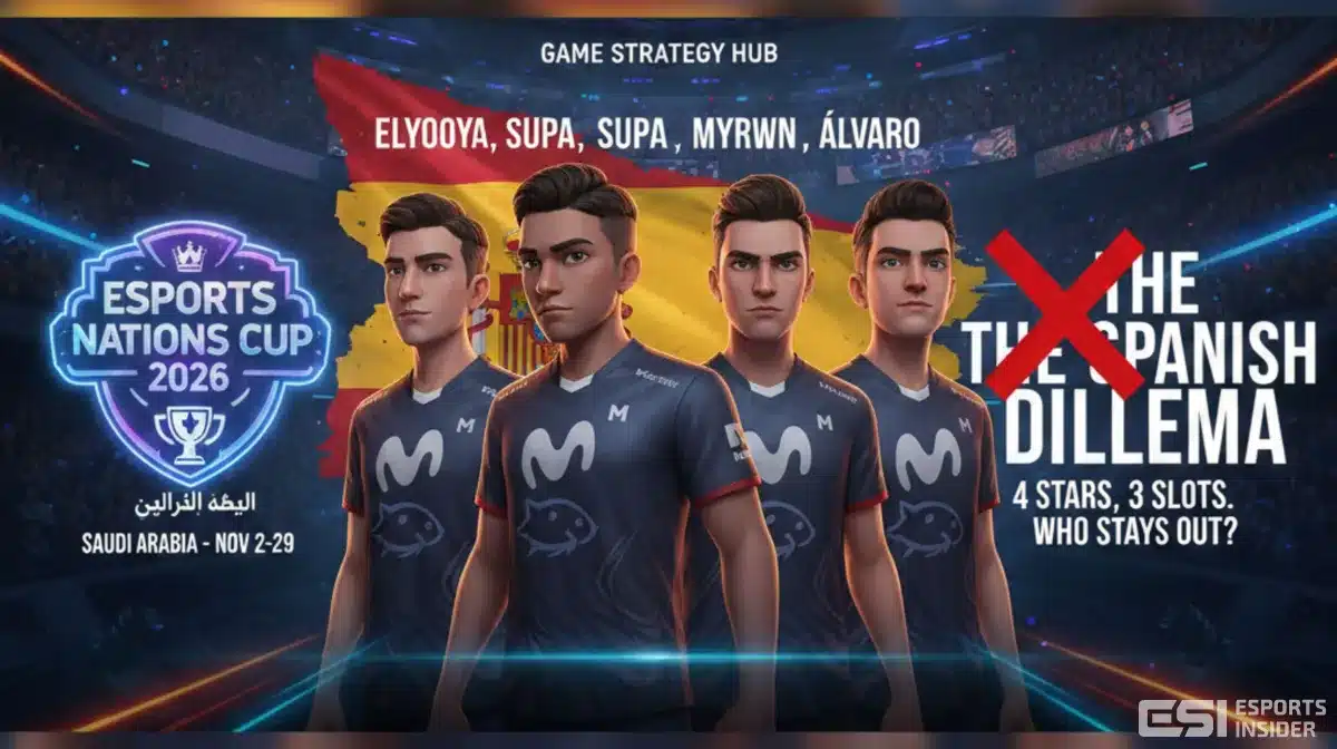 la ENC obliga a Movistar KOI a elegir entre sus representantes para la Esports Nations Cup 2026