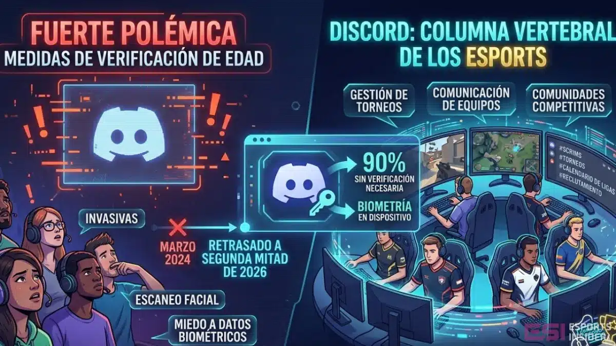 Polémica discord esports