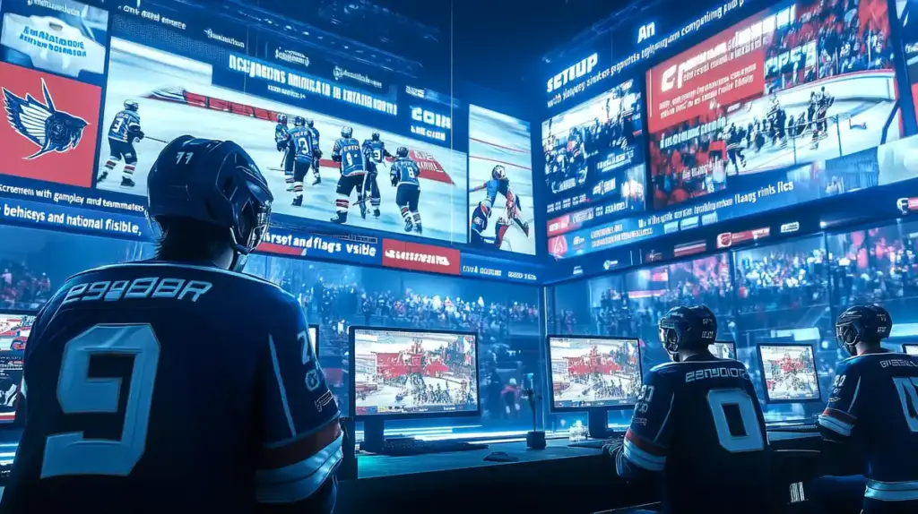 jeux de simulation de hockey sur glace