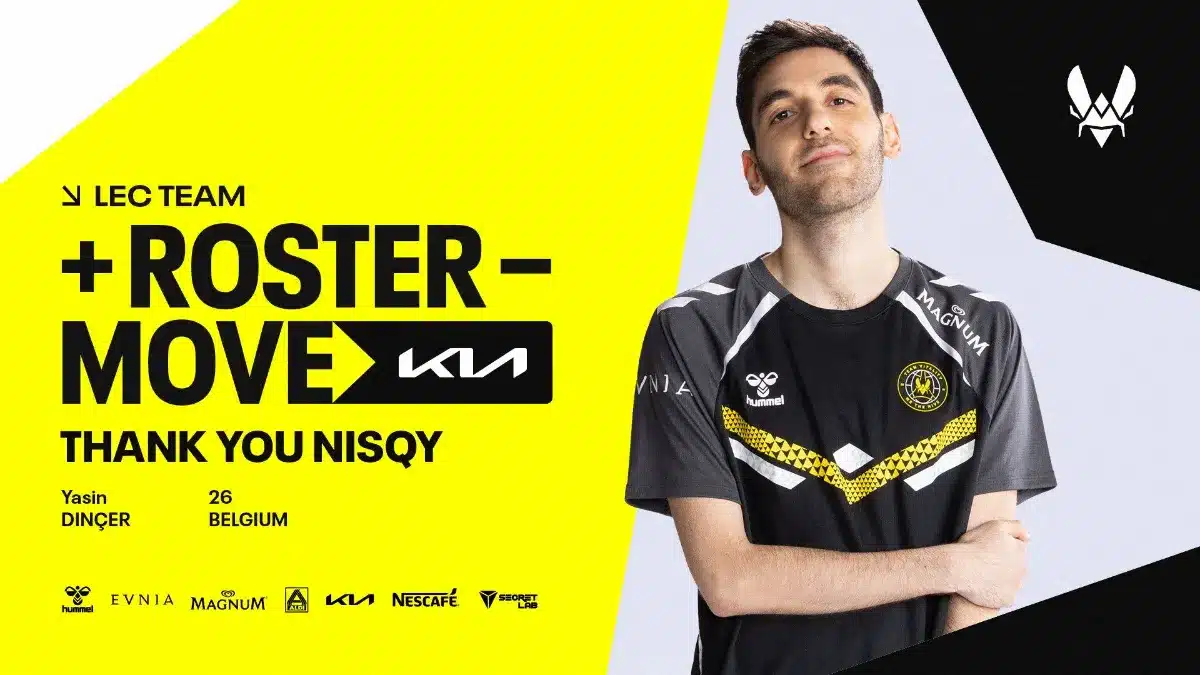 changement majeur dans l'équipe LEC vitality : Nisqy s'en va
