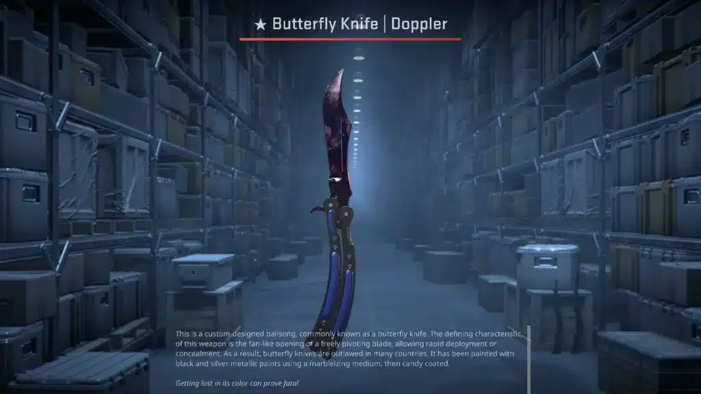 couteau Doppler CS2