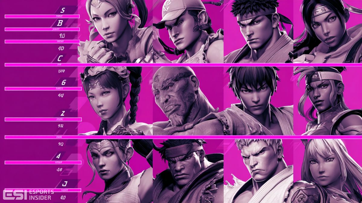 Présentation des meilleurs personnages Street Fighter 6 saison 3