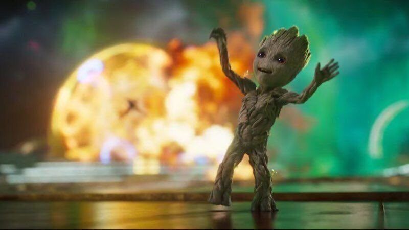 Groot skin Fortnite Marvel effrayé