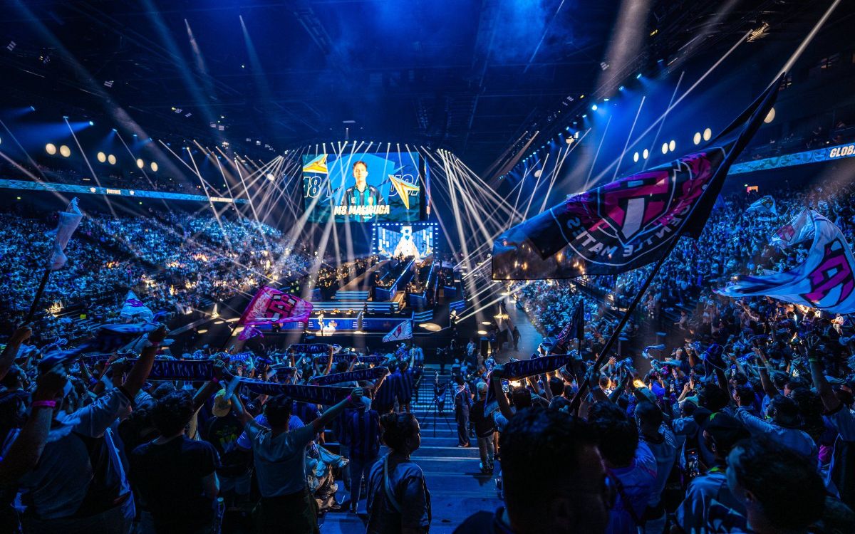 La salle de Lyon était entièrement aux couleurs de Gentle Mates durant les mondiaux
