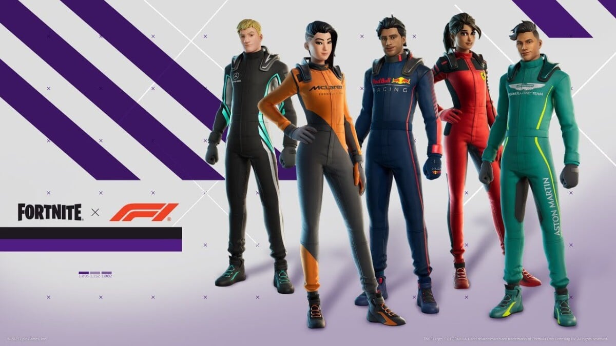 Fortnite signe une nouvelle collab avec la F1
