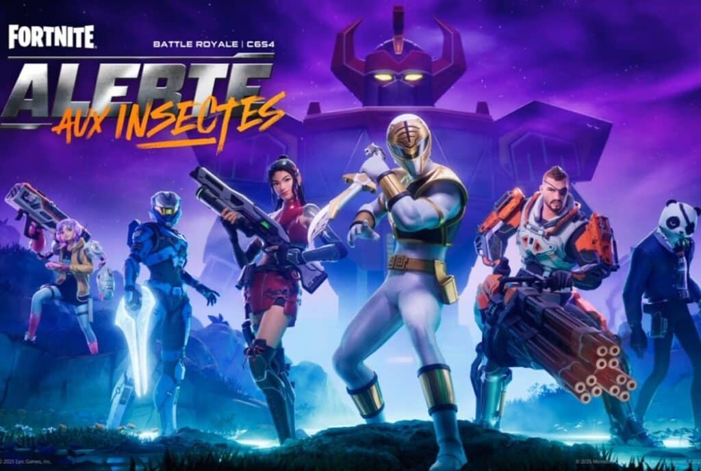 Personnages Fortnite en pose