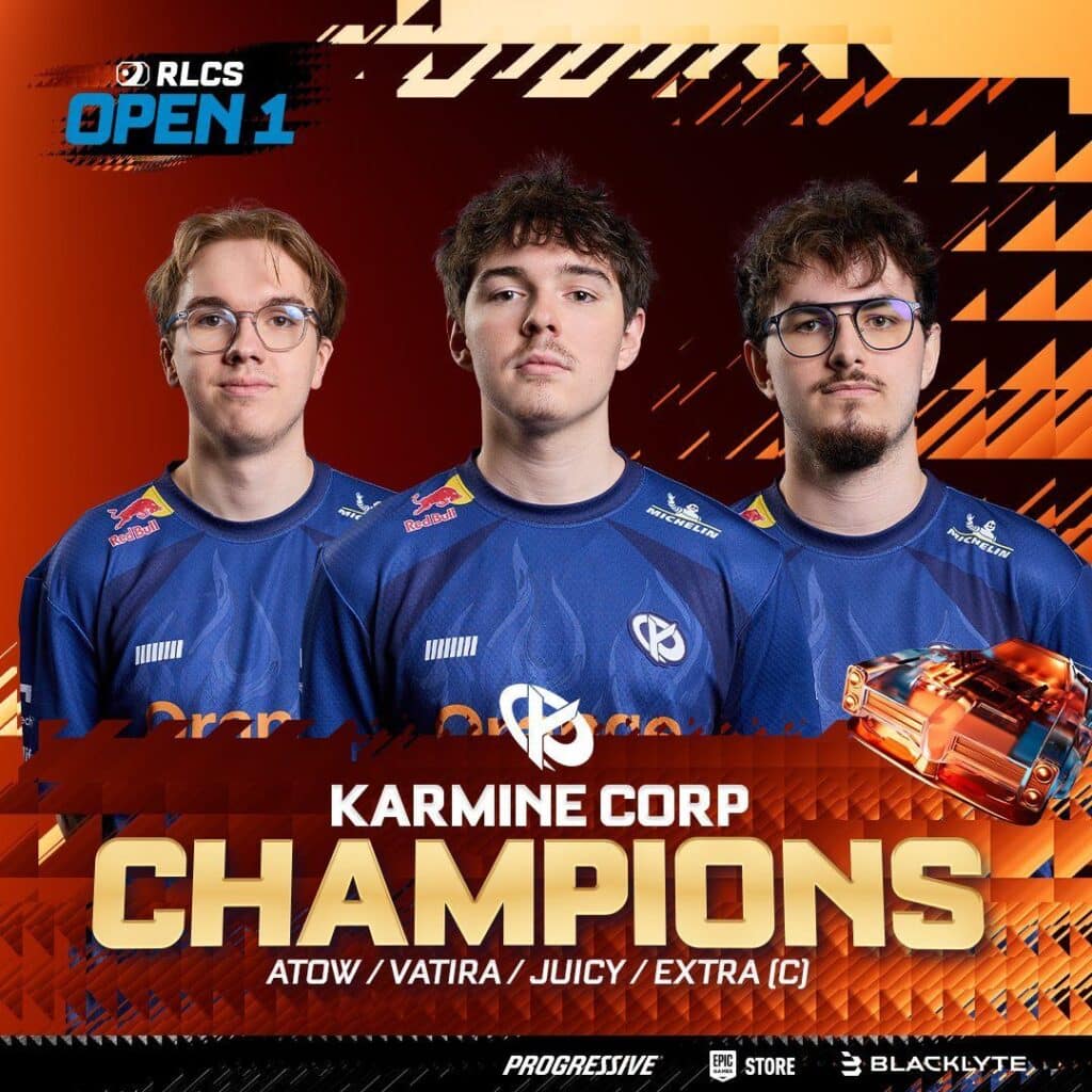 Karmine Corp frappe fort : deux titres Rocket League décro­chés d’un coup !