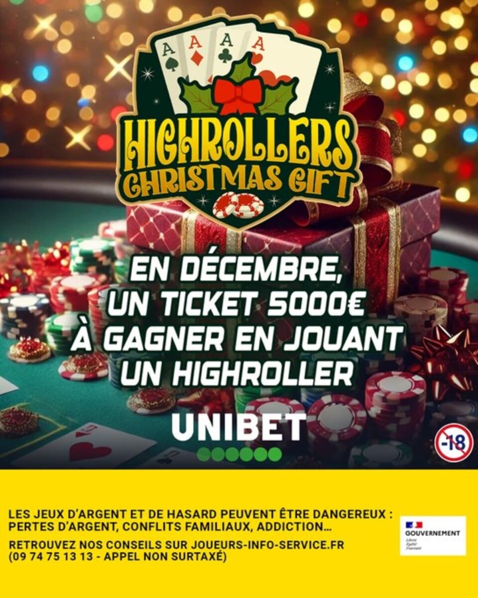 Calendrier de l'Avent Unibet