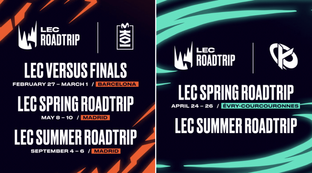 Deux villes françaises au programme du LEC Road Trip 2026 !