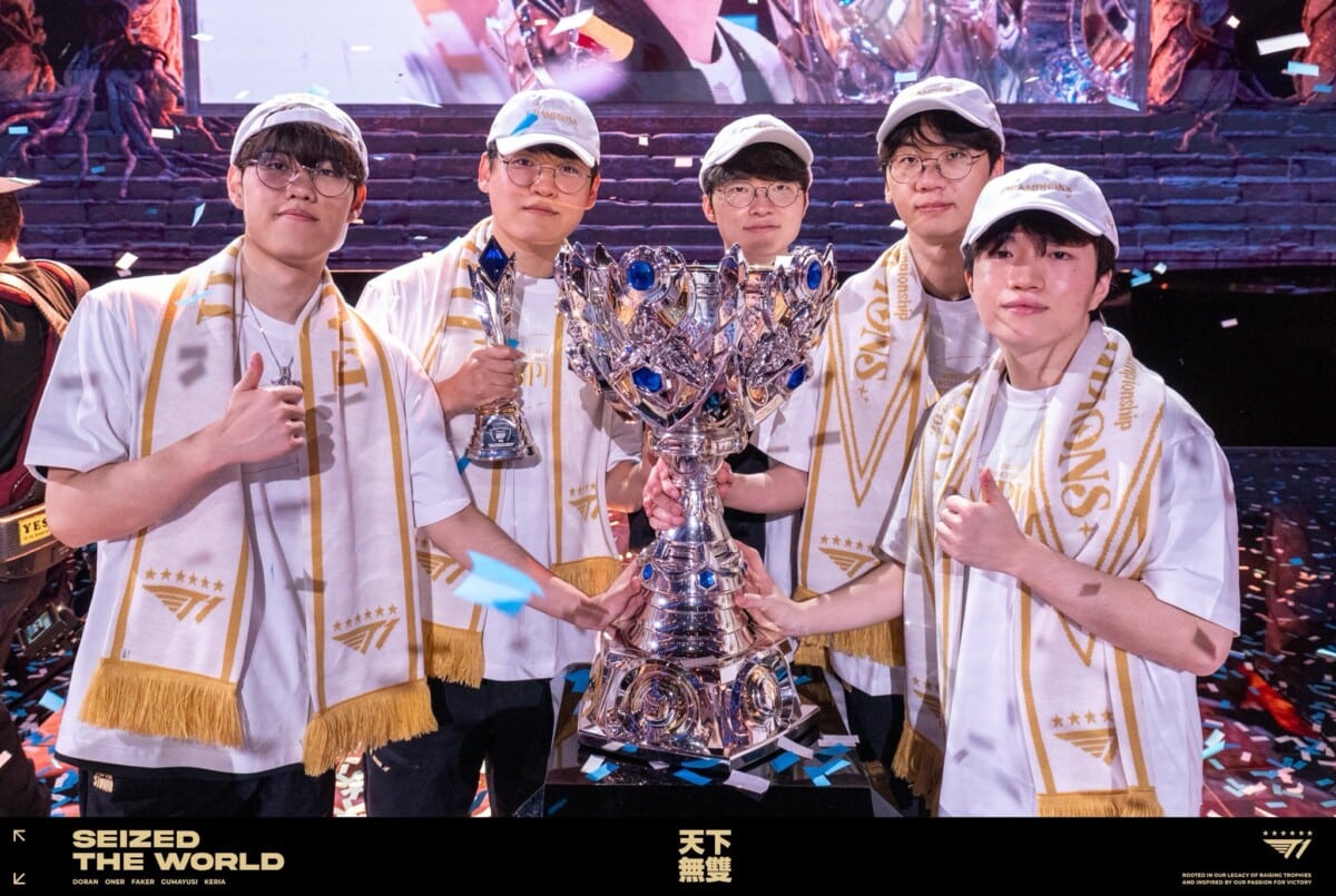 T1 (LoL), l'équipe eSport la plus suivie de 2025
