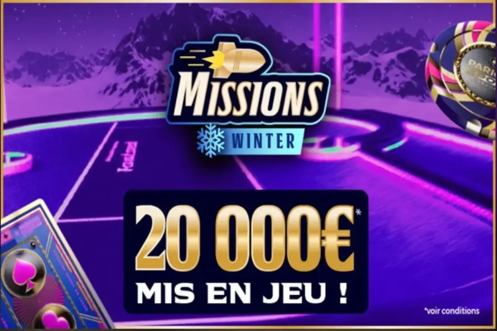 Mission Winter : Parions Sport de retour avec 20 000 € de prize pool
