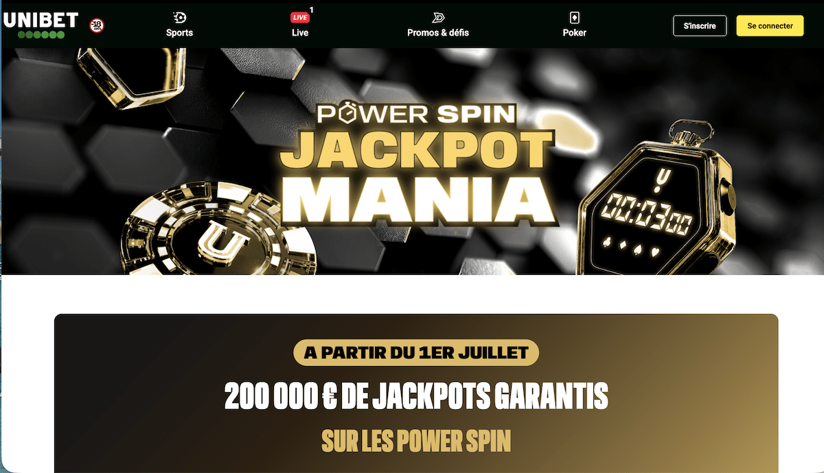 Jackpot Mania Unibet Poker été 2026