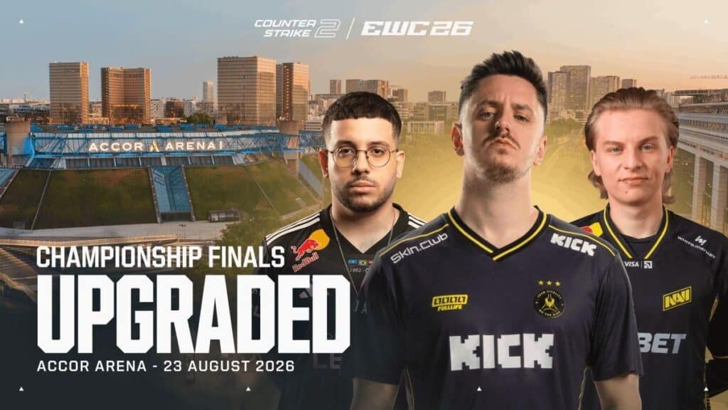 EWC 2026 : la finale Counter-Strike 2 déménage à l'Accor Arena