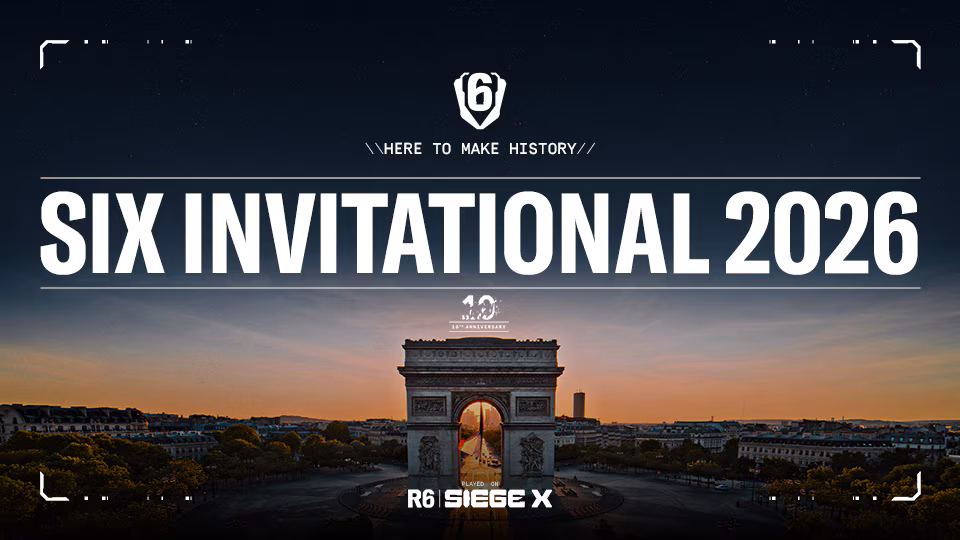 Tutto pronto per il Six Invitational di Rainbow Six