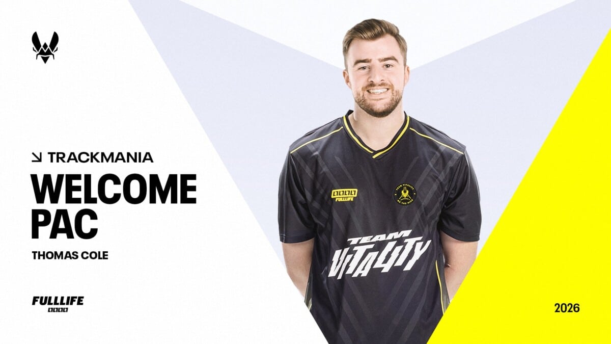 Nuovo arrivo per i Vitality: ecco Pac per il roster di Trackmania