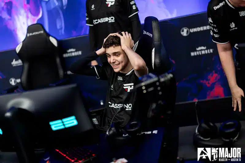 PaiN Gaming tijdens de Counter-Strike 2 BLAST.tv Austin Major