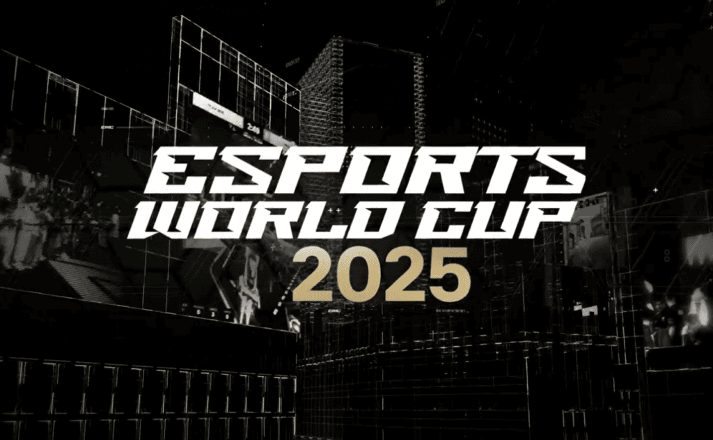 Het logo van de Esports World Cup 2025