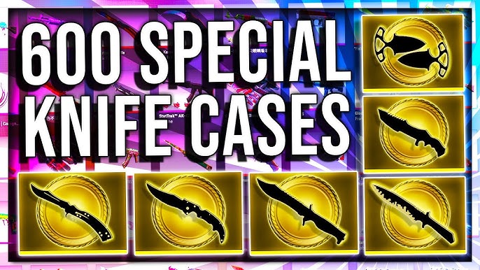 Een thumbnail van een YouTube video van Anomaly, over een speciale knife unboxing in Counter-Strike 2