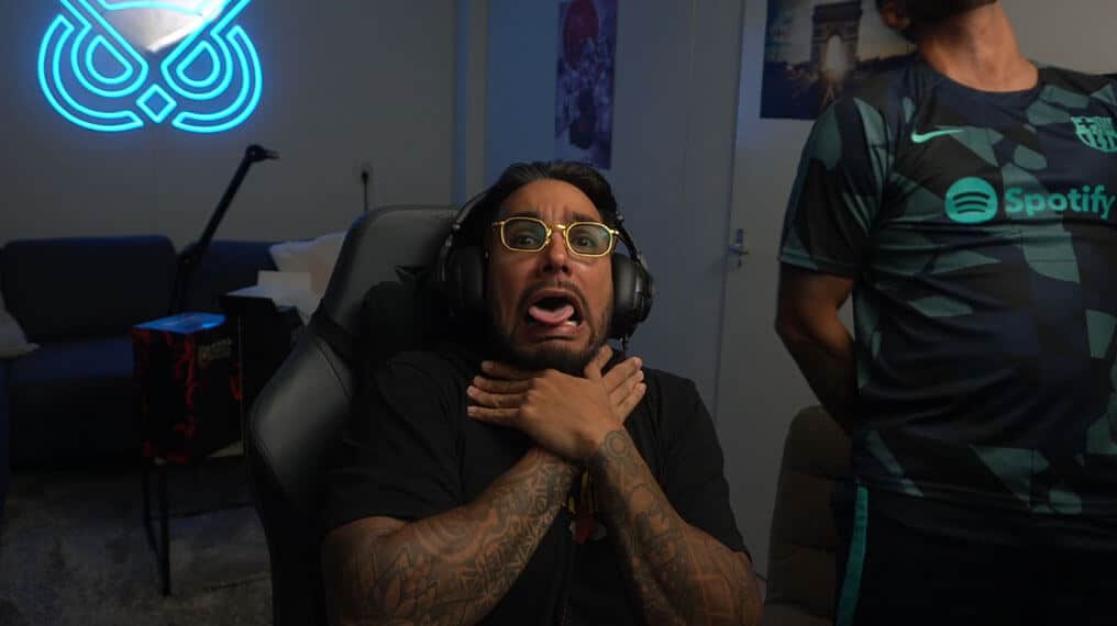 streamer leftlanepapi tijdens een casino stream