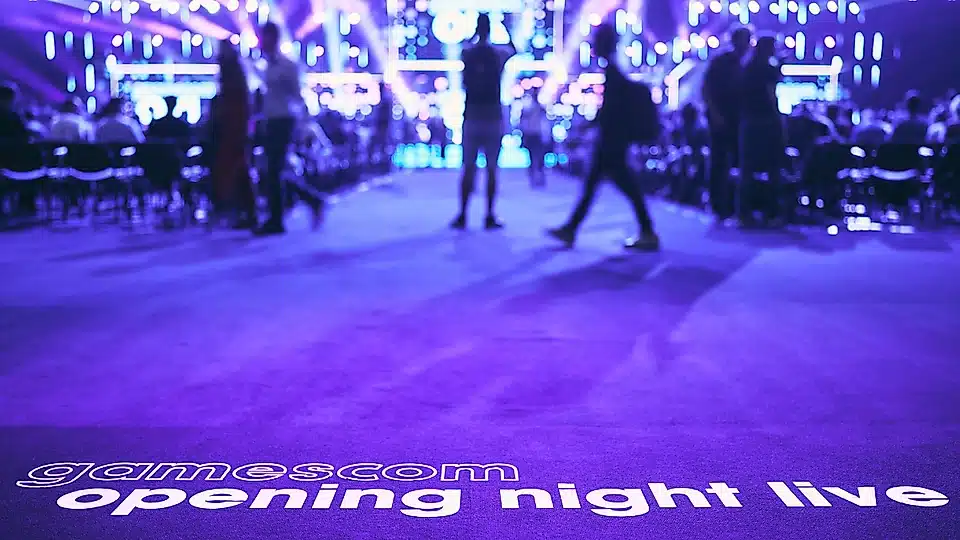 Het logo van de Gamescom Opening Night Live 2025.