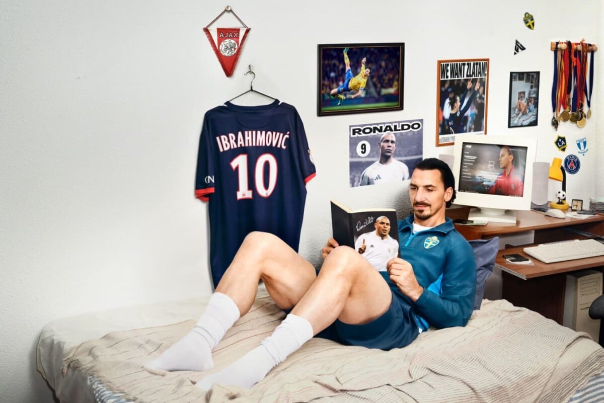 Zlatan Ibrahimović voor de promo van EA FC 26 Ultimate Edition