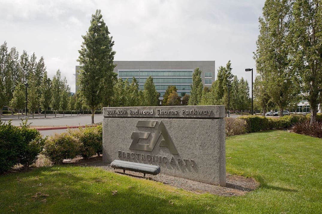 De headquarters van EA (Electronic Arts)
